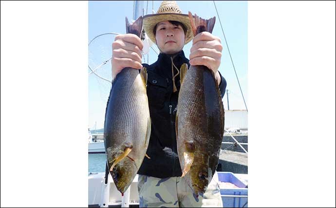 【熊本・大分】沖釣り最新釣果　50cm級「超」大型アジがヒット