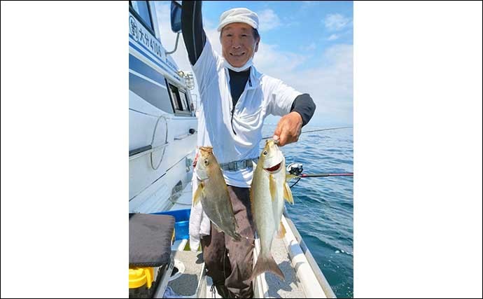 【大分・熊本】沖釣り最新釣果　夜焚きイカで３ケタ釣果と好調