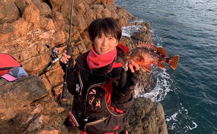 好シーズン到来の磯フカセ釣りで40cm級頭に良型クロ続々顔出し