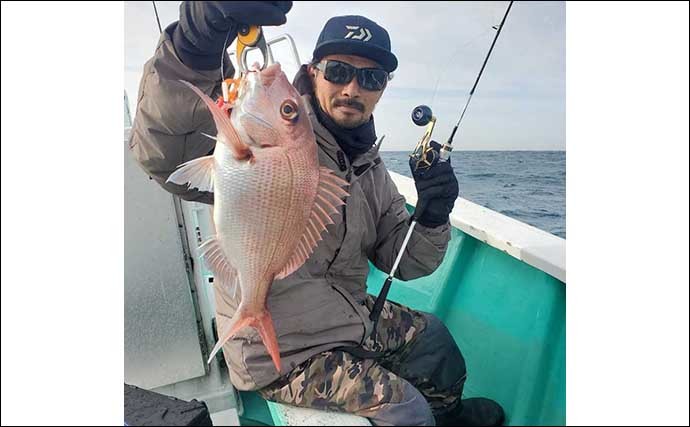 今週の『船釣り情報』特選釣果　春到来で良型の『桜マダイ』続々