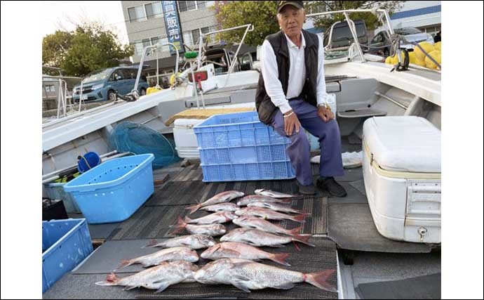 【玄界灘】沖のルアー最新釣果　タイラバで80cm超など良型マダイ続々