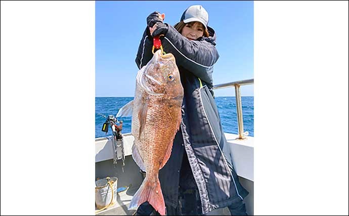 【玄界灘】沖釣り最新釣果　タイラバ・ジギング・胴突きでマダイ好調