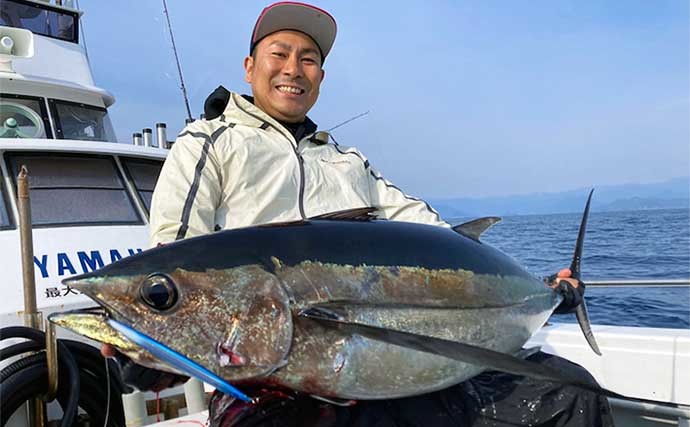 【三重】沖のルアー最新釣果　トンジギで30kg級ビンチョウマグロ浮上