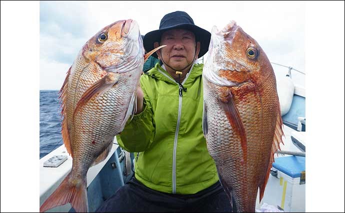 【福岡】オフショアルアーの最新釣果　タイラバで乗っ込みの大ダイ好調