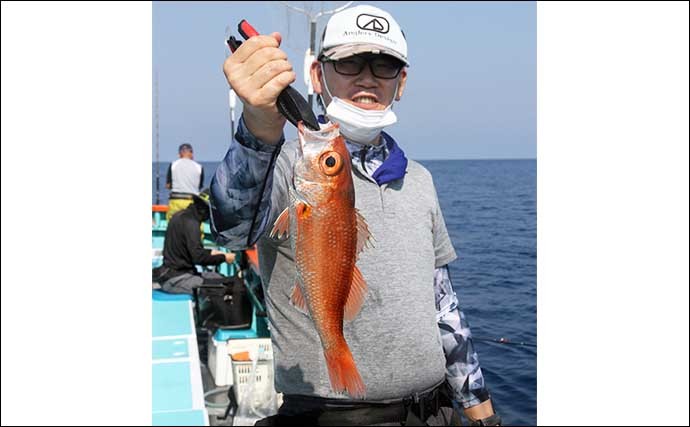 波崎沖アカムツ釣りで40cm頭にトップ5尾　仕掛けの微調整がキモ