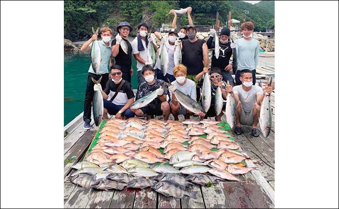 【三重・愛知】海上釣り堀最新釣果　グループで迫力の豪華釣果を達成