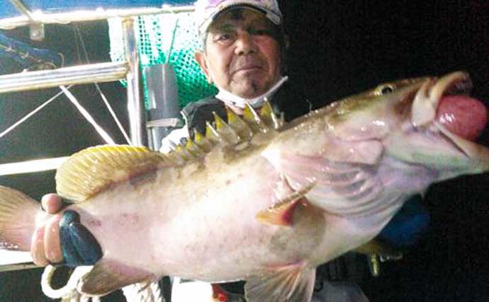 【福岡】沖のエサ釣り最新釣果　イカ泳がせでアラ6kgに大ダイ顔出し