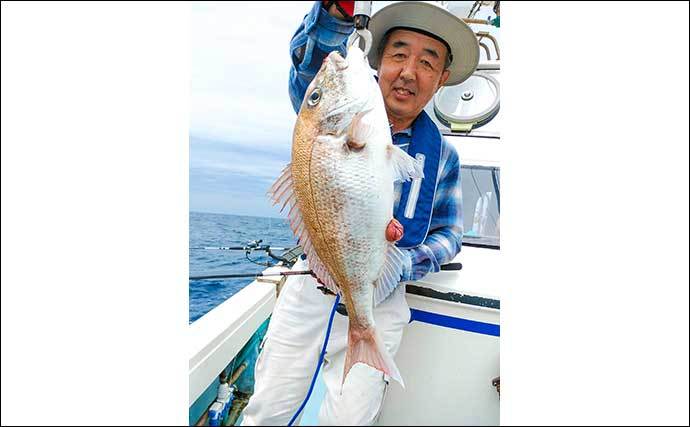 沖のルアー釣り満喫　タイラバ・ジギング・イカメタル【福岡・海政丸】