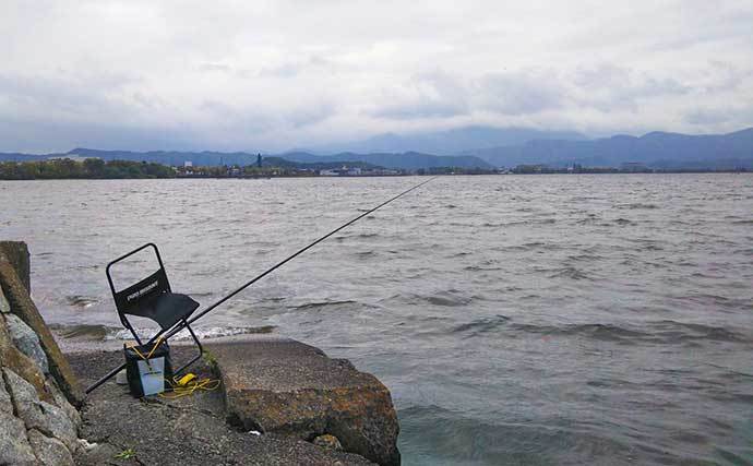 琵琶湖で今季初の小アユ釣り満喫　釣果は伸びずもシーズン到来を実感