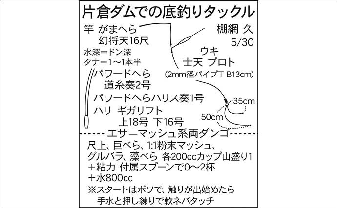 今週のヘラブナ推薦釣り場【千葉県・片倉ダム】