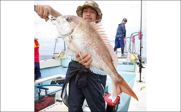 【響灘】沖釣り最新釣果　夜焚きイカ好調継続&落とし込みでヒラマサ