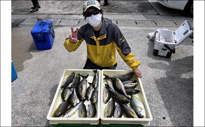 【愛知】沖釣り最新釣果　良型まじりのマダコでオケ満タン