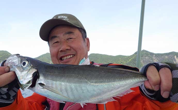 船釣りで巨アジ好調　サビキよりも天秤仕掛けが吉【徳島・日和佐沖】