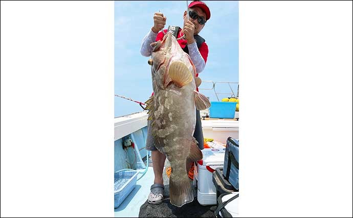 【福岡】沖のエサ釣り最新釣果　アラ（クエ）釣りで23kg頭に大型続々