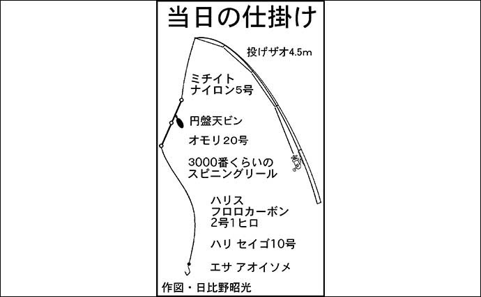 揖斐川でのウナギ釣りで45cm級ウナギ2尾 アオイソメエサにヒット