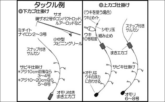 陸＆沖でのアジ釣り仕掛け徹底解説　大型狙いにオススメの釣り方は？