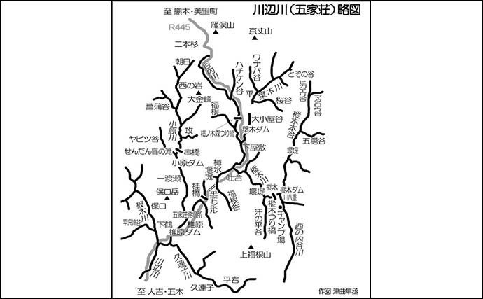 解禁直後の渓流エサ釣りで『本流ヤマメ』好釣　10連発ヒットも