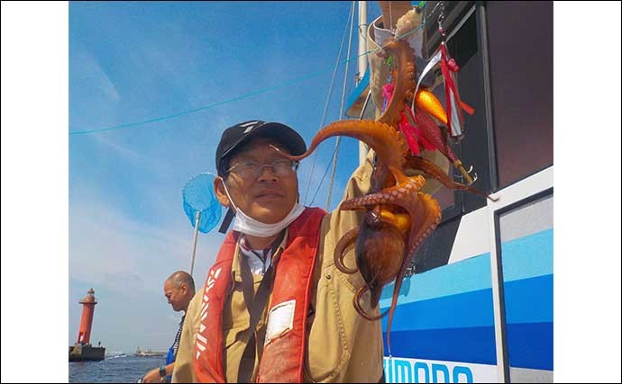 解禁直後の東京湾船マダコ釣りに挑戦　船中オデコなしで1～16尾