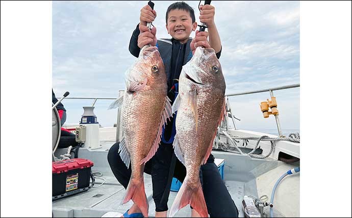 【福岡】沖のルアー釣り最新釣果　タイラバで7kg級頭に大ダイ続々浮上