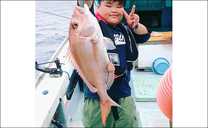 【福岡】沖釣り最新釣果　五目釣り・タイラバ・テンヤで良型マダイ好調