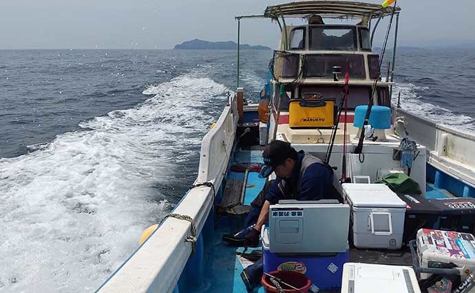 船釣りで巨アジ好調　サビキよりも天秤仕掛けが吉【徳島・日和佐沖】