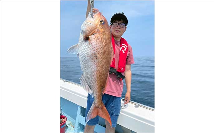 【福岡】沖のルアー釣り最新釣果　タイラバで7kg級頭に大ダイ続々浮上