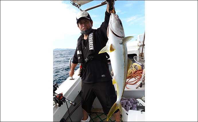 落とし込み釣り最新釣果　エサ付き良好でヒラマサ筆頭に良型青物乱舞