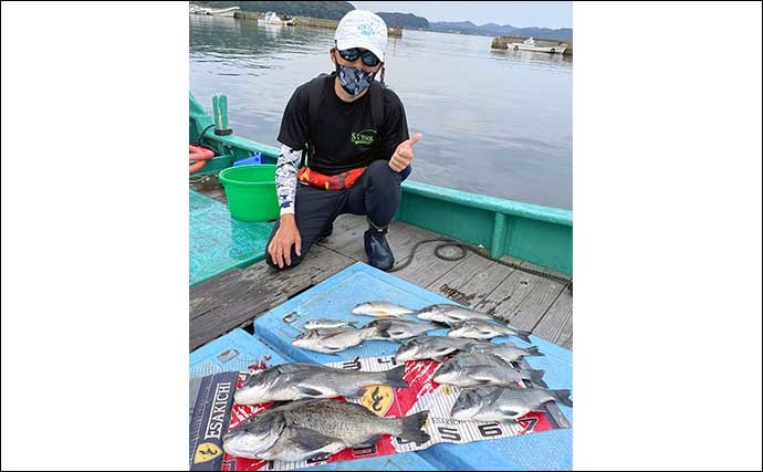 【三重】カカリ釣り最新釣果　カセで57cm特大クロダイ浮上