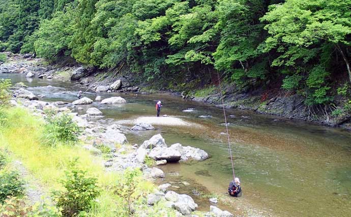 【2021滋賀】アユトモ釣りオススメ河川：葛川　増渇水時に入れ掛かりも