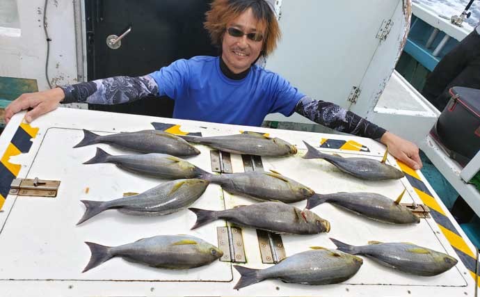 【愛知】船釣り最新釣果　シーズン本番迎えたSLJで多彩魚種が顔出し