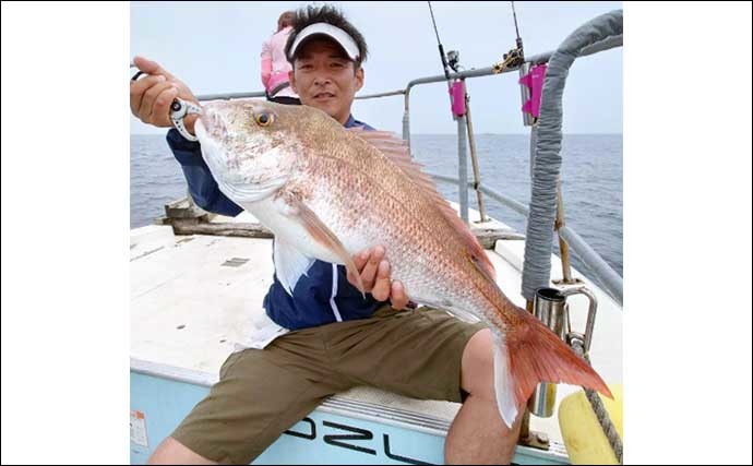 【福岡】沖釣り最新釣果　五目釣り・タイラバ・テンヤで良型マダイ好調