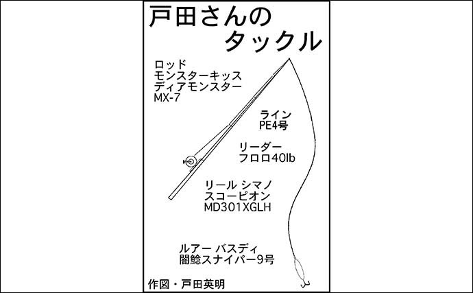 夜のトップゲームで60cmナマズ手中　ラトル音出るルアーにヒット