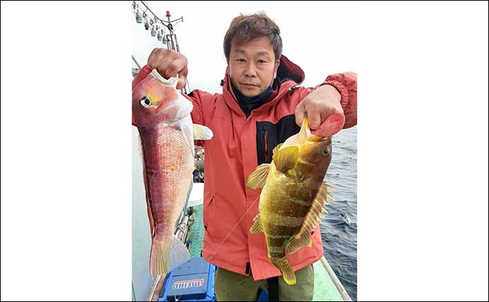 【福岡】沖のエサ釣り最新釣果　根魚船でボッコ＆アオナなど高級魚続々