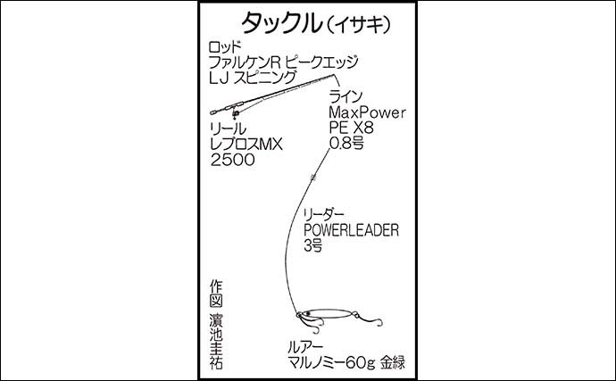 SLJゲームで多魚種好釣果　早めのピッチに好反応【長崎・Seasonal】