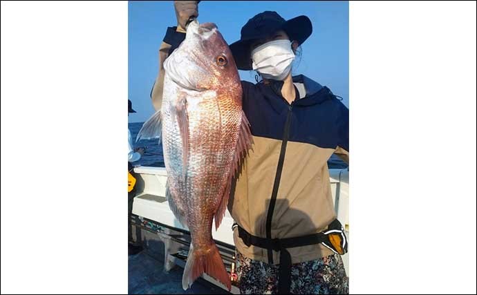 【福岡】沖のルアー釣り最新釣果　タイラバで7kg級頭に大ダイ続々浮上