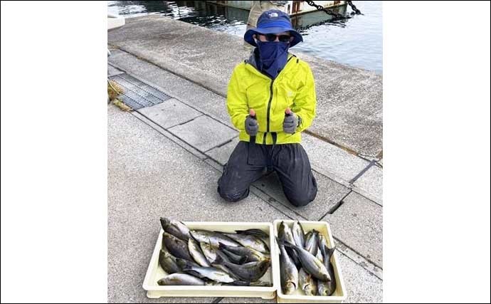 【愛知】沖釣り最新釣果　ジギングでワラサ登場にイサキ＆キス数釣りも