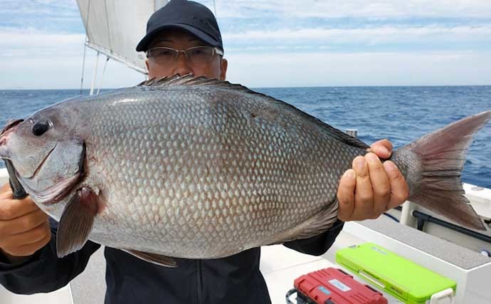 【大分・熊本】沖釣り最新釣果　62cmの特大尾長グロ（グレ）堂々浮上