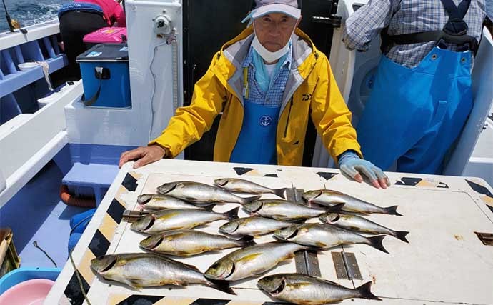 【愛知】沖釣り最新釣果　ジギングでワラサ登場にイサキ＆キス数釣りも