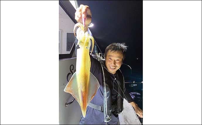 【玄界灘】夜焚きイカ最新釣果　釣る人で40尾前後と好土産に