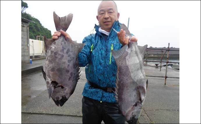 【三重】沖釣り最新釣果 旬のイサキ釣りで良型ぞろいクーラー満タン