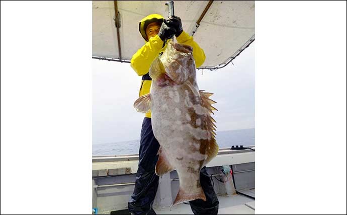 【福岡】沖のエサ釣り最新釣果　アラ（クエ）釣りで23kg頭に大型続々