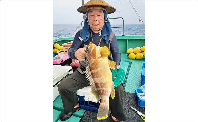 【福岡】沖のエサ釣り最新釣果　ファミリフィッシングで良型タチウオ好捕