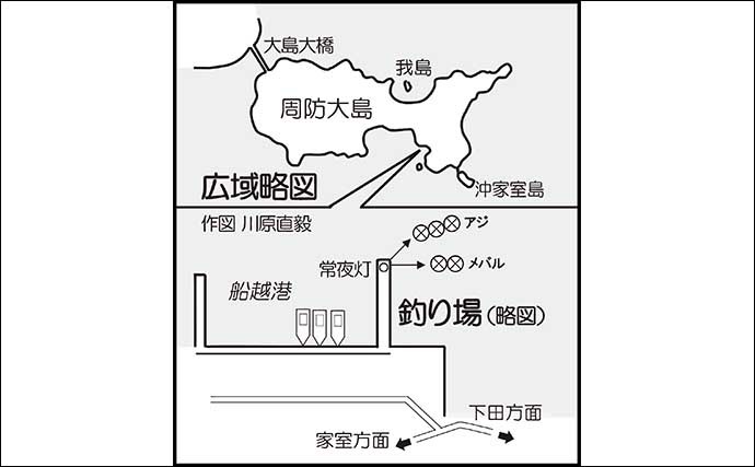 夜波止のアジング＆メバリングで両本命ゲット　周防大島の攻略法とは？