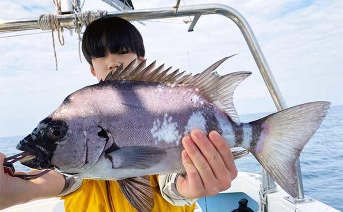 【熊本・大分】沖釣り最新釣果 イシダイ狙いで50cm級交えてラッシュ