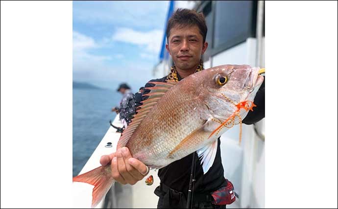 【大分・熊本沖】沖釣り最新釣果　夜焚きケンサキイカ釣りが好調