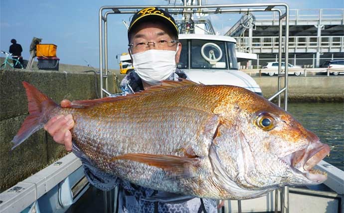 【玄界灘】沖のルアー最新釣果　タイラバで80cm超など良型マダイ続々