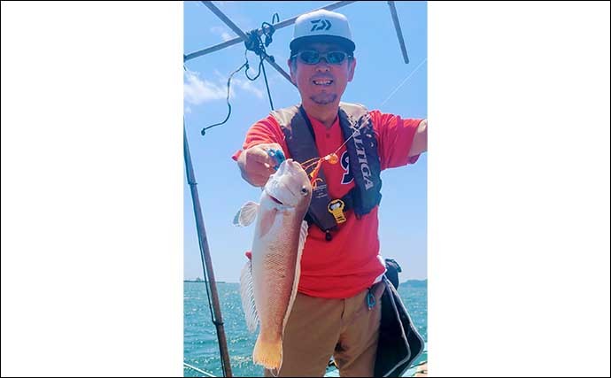 自由気ままなボート釣り堪能　釣り方こだわらずシロアマダイ手中【三重】