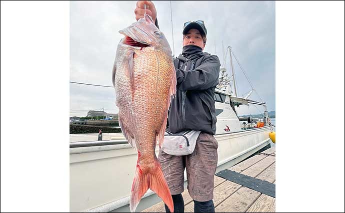 【玄界灘】沖のルアー最新釣果　タイラバで7kg頭に良型マダイ絶好調