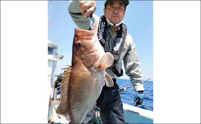 【福岡】沖のエサ釣り最新釣果　2kg超アオナに38kgアラなど根魚好調