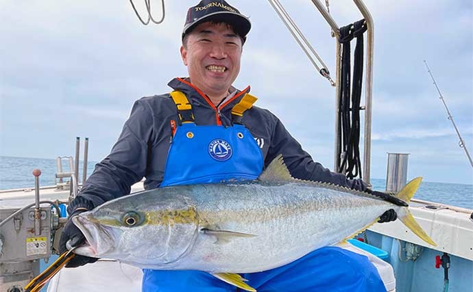 【響灘】沖釣り最新釣果　ジギングで14kg頭にヒラマサ入れ食い